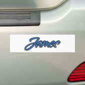 James Name blue Aufkleber Sticker Autoaufkleber (Auf Auto)