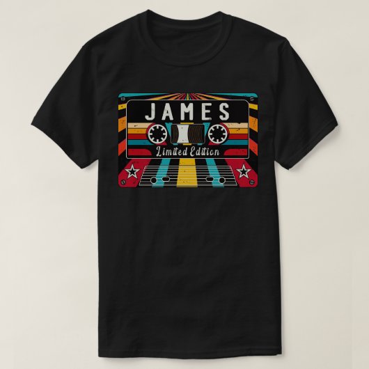 James Name T-Shirt (Design vorne)