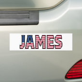 James Name Vorname USA Aufkleber Sticker Auto Autoaufkleber (Auf Auto)