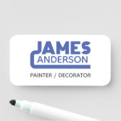 James Namensschild (Beispiel)