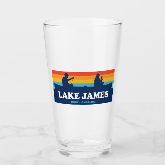 James North Carolina Canoe Glas (Vorderseite)