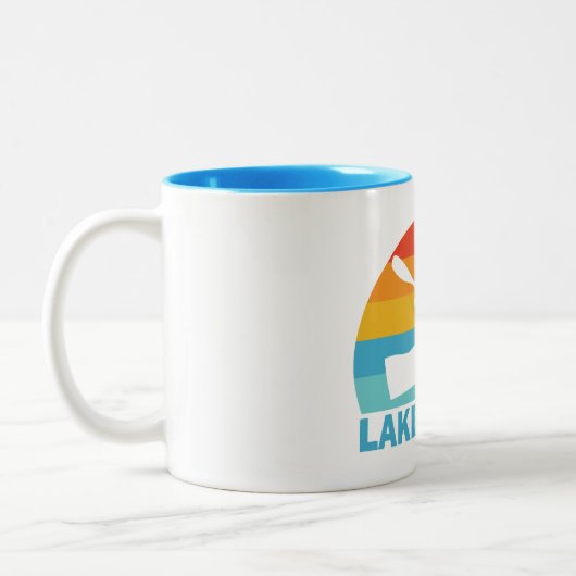 James North Carolina Kayak Zweifarbige Tasse (Links)
