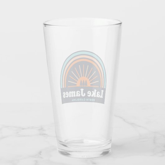 James North Carolina Rainbow Glas (Rückseite)