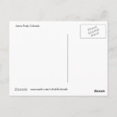 James Peak, Colorado Postkarte (Rückseite)