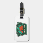 James Peak Wilderness Colorado Camping Gepäckanhänger (Vorderseite vertikal)