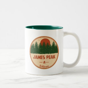 James Peak Wilderness Colorado Zweifarbige Tasse