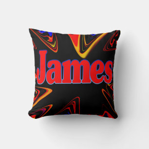 James Personalisiert Colorful Pillow Kissen