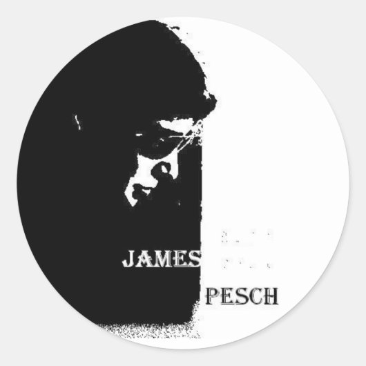 James Pesch Stickers (Vorderseite)