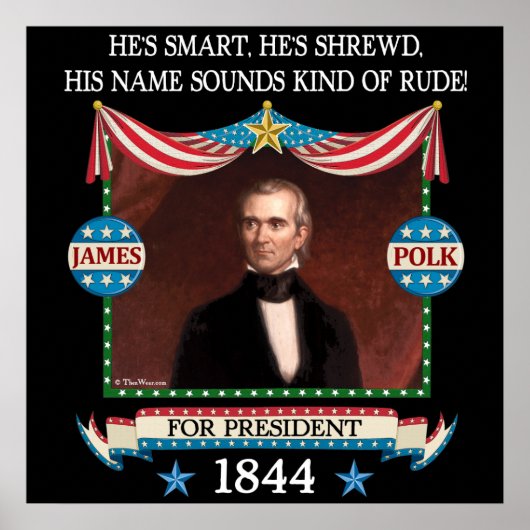 James Polk Campaign Poster (Vorne)