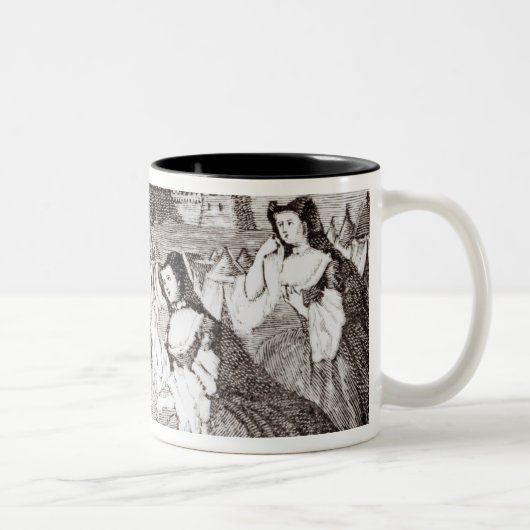 James Quin als Coriolanus Zweifarbige Tasse (Rechts)