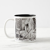 James Quin als Coriolanus Zweifarbige Tasse (Links)