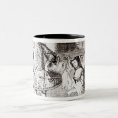James Quin als Coriolanus Zweifarbige Tasse (Mittel)