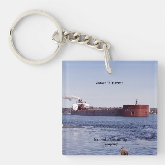 James R. Barker Acrylschlüsselkette Schlüsselanhänger (Vorderseite)