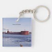 James R. Barker Acrylschlüsselkette Schlüsselanhänger (Rückseite)