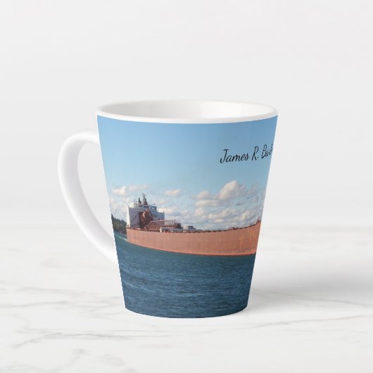 James R. Barker Latte Tasse (Linke Ecke)