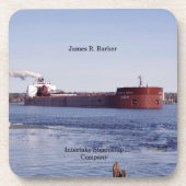 James R. Barker Set von 6 Untersetzer aus hartem K (Vorderseite)