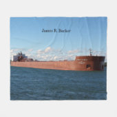 James R. Barkerdecke Fleecedecke (Vorderseite (Horizontal))