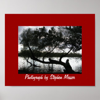 James River in der Silhouette Poster