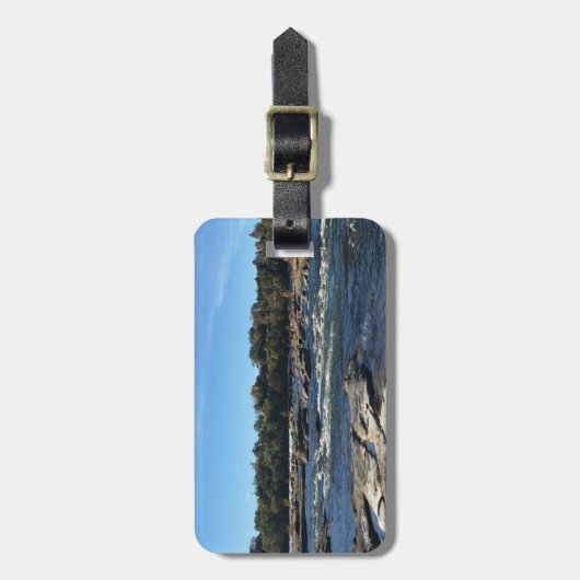 James River Landschaftlich Nature Inspiriert Gepäckanhänger (Vorderseite vertikal)