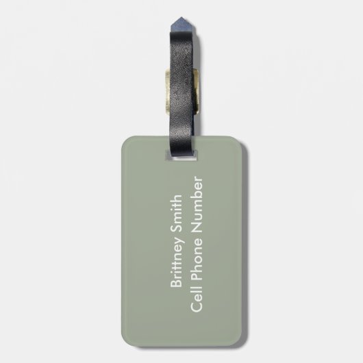 James River Landschaftlich Nature Inspiriert Gepäckanhänger (Rückseite vertikal)