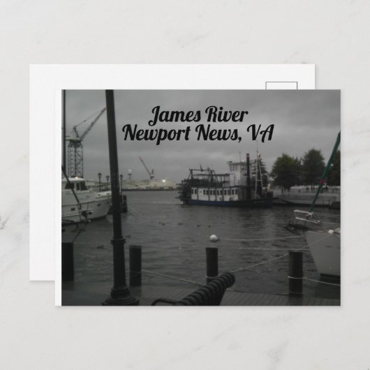 James River Postkarte (Vorne/Hinten)