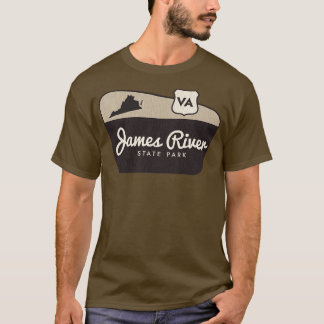James River Staat Park Virginia Begrüßungszeichen T-Shirt