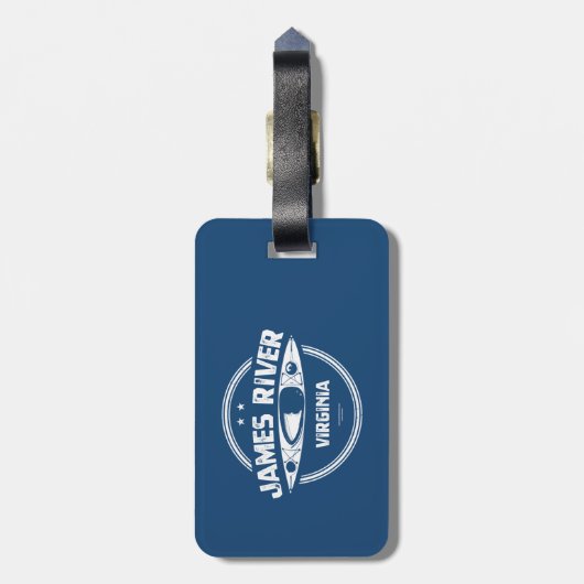 James River Virginia Kayaking Gepäckanhänger (Rückseite vertikal)