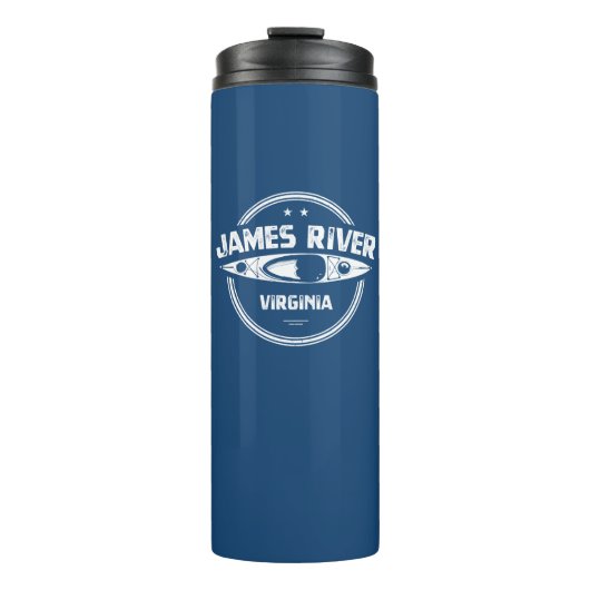 James River Virginia Kayaking Thermosbecher (Vorderseite)