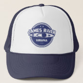James River Virginia Kayaking Truckerkappe (Vorderseite)