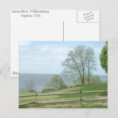 James River, Virginia, USA - Postcard Postkarte (Vorne/Hinten)