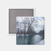 James River Winter Magnet (Vorderseite/Rückseite)