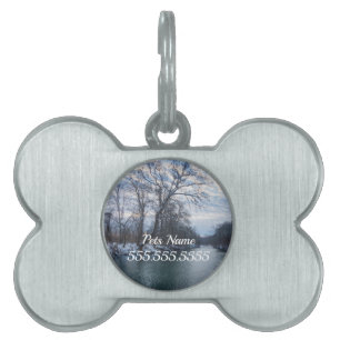 James River Winter Pet Name Tag Tiermarke