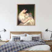 James Sants Ehefrau Elisabeth mit Tochter Mary Leinwanddruck (Insitu (Schlafzimmer))