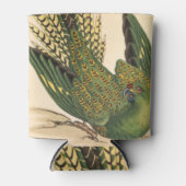 James Sowerby Ground Parrot, Psittacus terrestris Dosenkühler (Vorderseite)