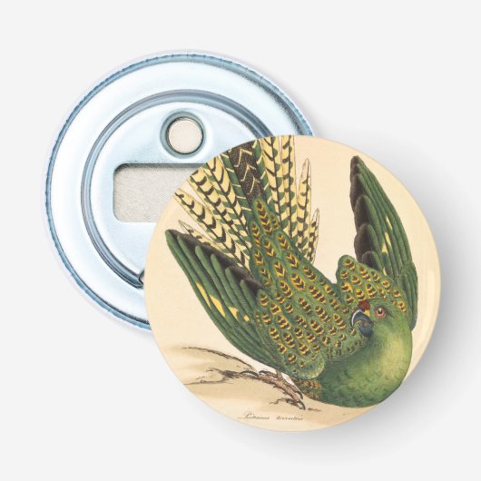 James Sowerby Ground Parrot, Psittacus terrestris Flaschenöffner (Vorderseite)