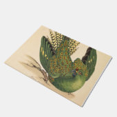 James Sowerby Ground Parrot, Psittacus terrestris Fußmatte (Schrägansicht)