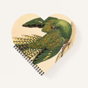 James Sowerby Ground Parrot, Psittacus terrestris Notizblock