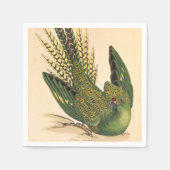 James Sowerby Ground Parrot, Psittacus terrestris Serviette (Vorderseite)