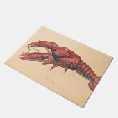 James Sowerby Serrated Lobster Fußmatte (Schrägansicht)