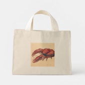 James Sowerby Serrated Lobster Mini Stoffbeutel (Rückseite)