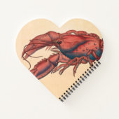 James Sowerby Serrated Lobster Notizblock (Rückseite)