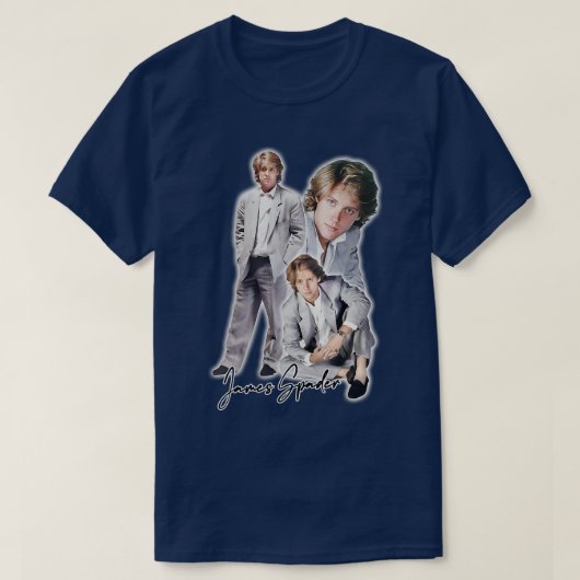 James Spader 80er Retro Design T-Shirt (Design vorne)