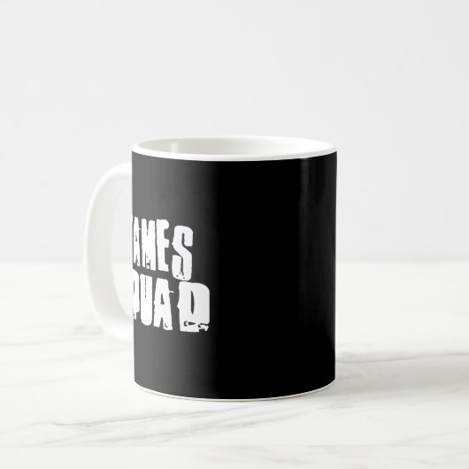 James Squad Name Funny James Kaffeetasse (Vorderseite Links)
