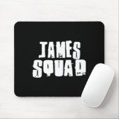 James Squad Name Funny James Mousepad (Mit Mouse)