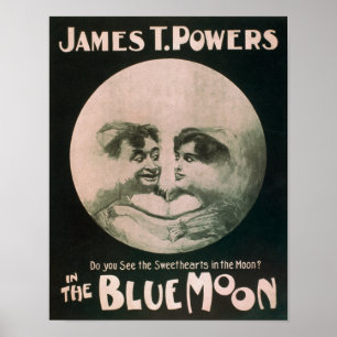 James T. Powers im Blue Moon Theater Poster