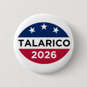 James Talarico 2026 Kampagne-Button Button (Vorderseite)