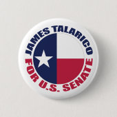 James Talarico für den US-Senat Texas-Flagge Button (Vorderseite)