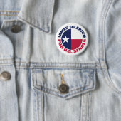 James Talarico für den US-Senat Texas-Flagge Button (Beispiel)