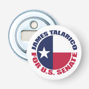 James Talarico für den US-Senat Texas-Flagge Flaschenöffner