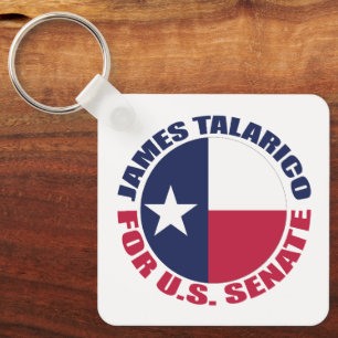 James Talarico für den US-Senat Texas-Flagge Schlüsselanhänger